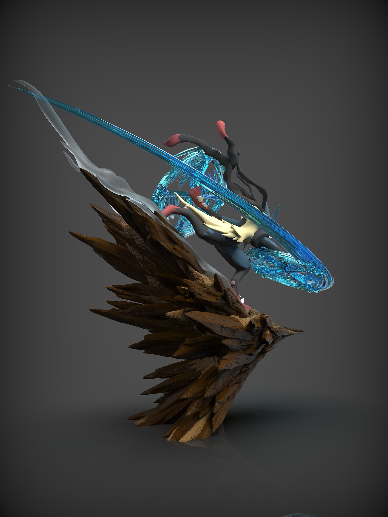 路卡利欧！我的帅炸宝可梦手办制作过程🔥（图ZMzc5OTA1OTA4） - 玩具 - 站酷设计师德小胖原创素材 - 站酷ZCOOL