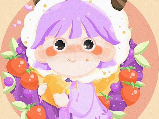 最近，跟吃有关的一些画