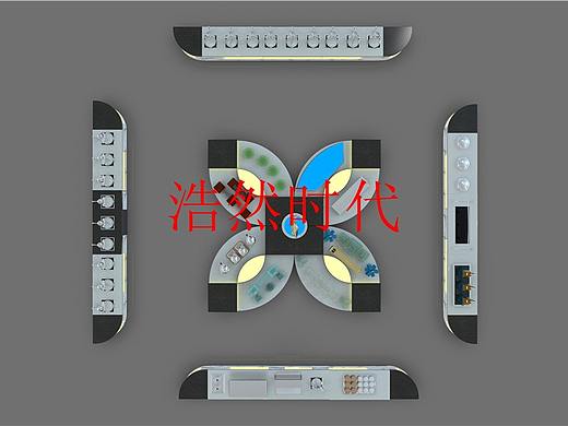 大理石自助餐台设计定制加工酒店取餐台