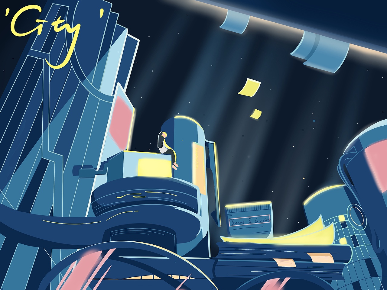 小小城市（图ZMjg2NjIxMjM2） - 创作习作 - 站酷设计师Minakooo原创素材 - 站酷ZCOOL