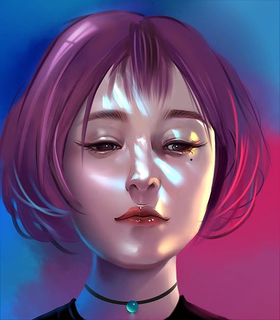 头像光影练习（图ZMjIzNzIxMTg4） - 概念设定 - 站酷设计师spr1rt原创素材 - 站酷ZCOOL