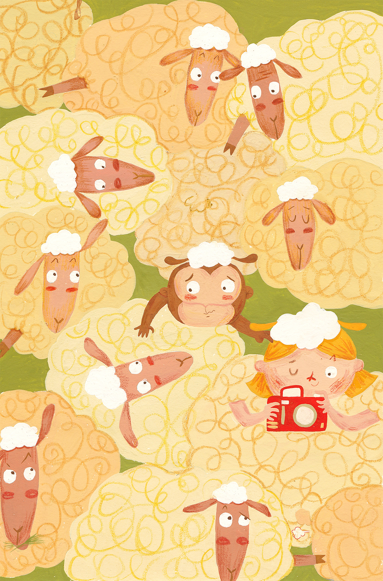 陪你走过的小日子（图ZODg0NDM5MDA=） - 绘本 - 站酷设计师思明er原创素材 - 站酷ZCOOL