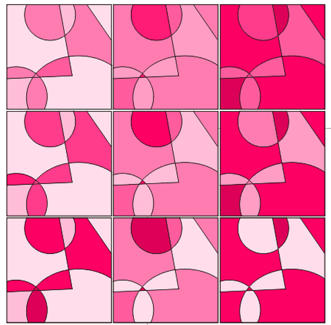 明度/纯度九宫格