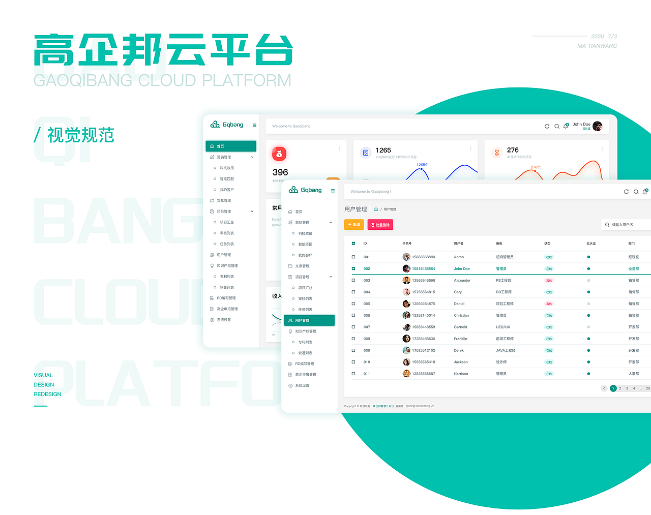 高企OA管理系统视觉规范（图ZMjI3NzAxMzgw） - 软件界面 - 站酷设计师凤白熙原创素材 - 站酷ZCOOL