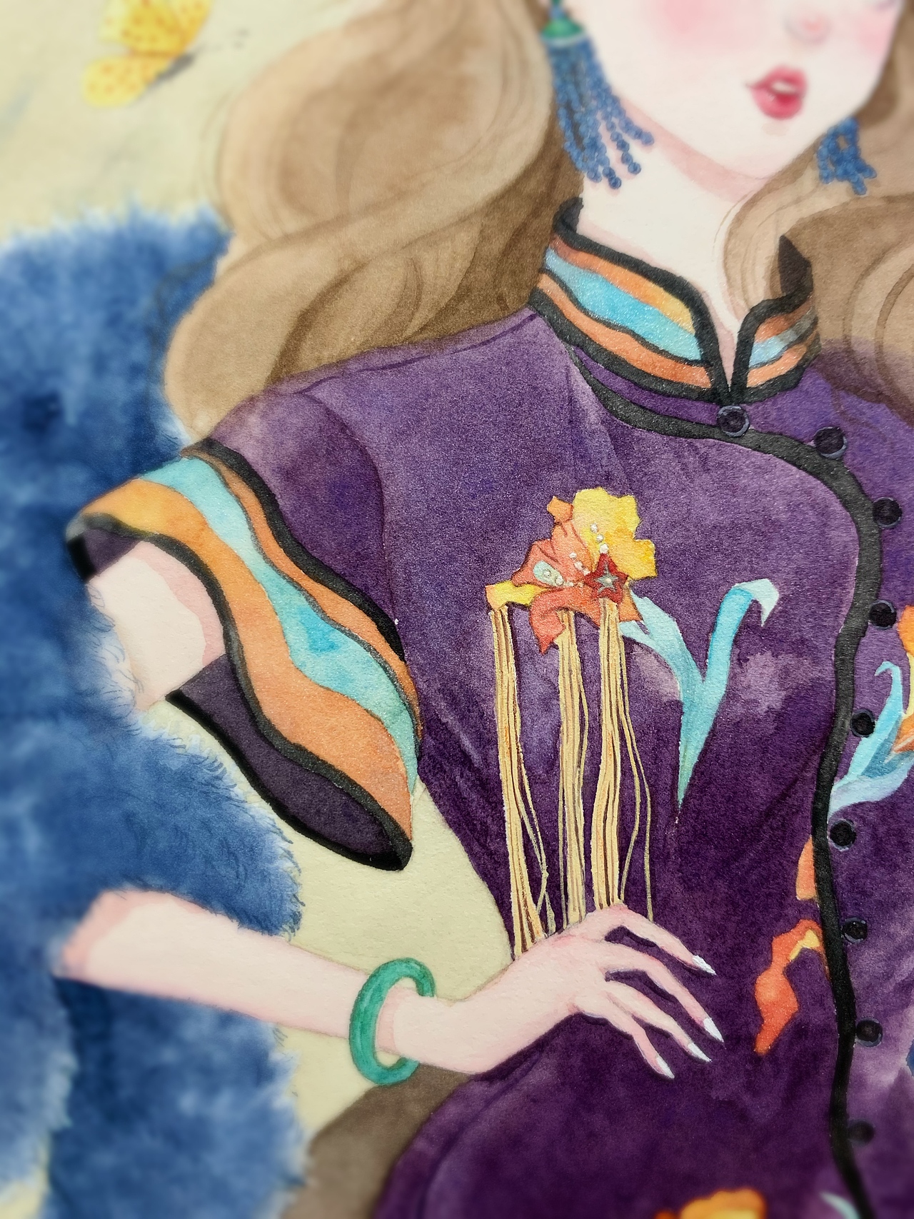 春暖花开（图ZMTk1MjE0ODY0） - 绘画 - 站酷设计师慕雨cc原创素材 - 站酷ZCOOL