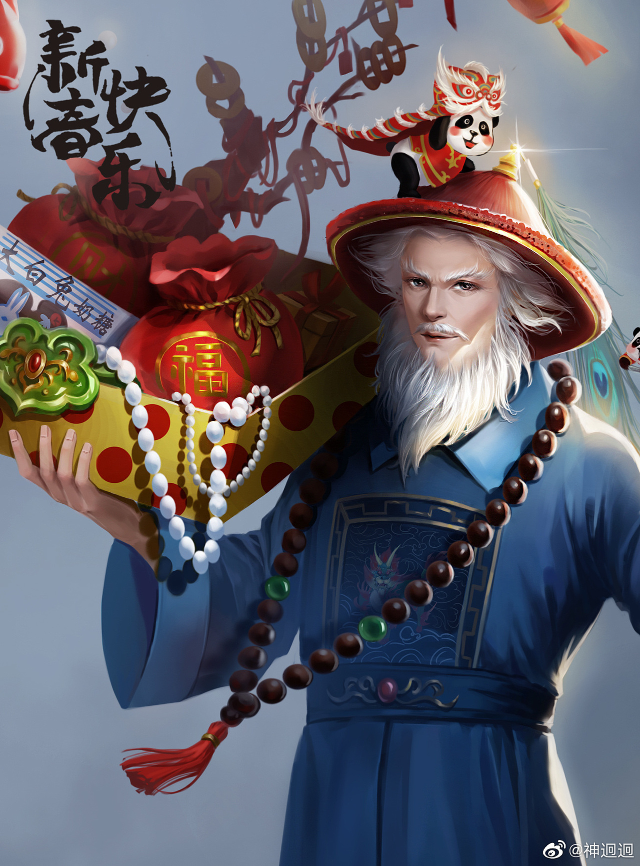 你在等红帽子白胡子的老爷爷吗？（图ZMjM2Mjg2OTUy） - 创作习作 - 站酷设计师布甶原创素材 - 站酷ZCOOL