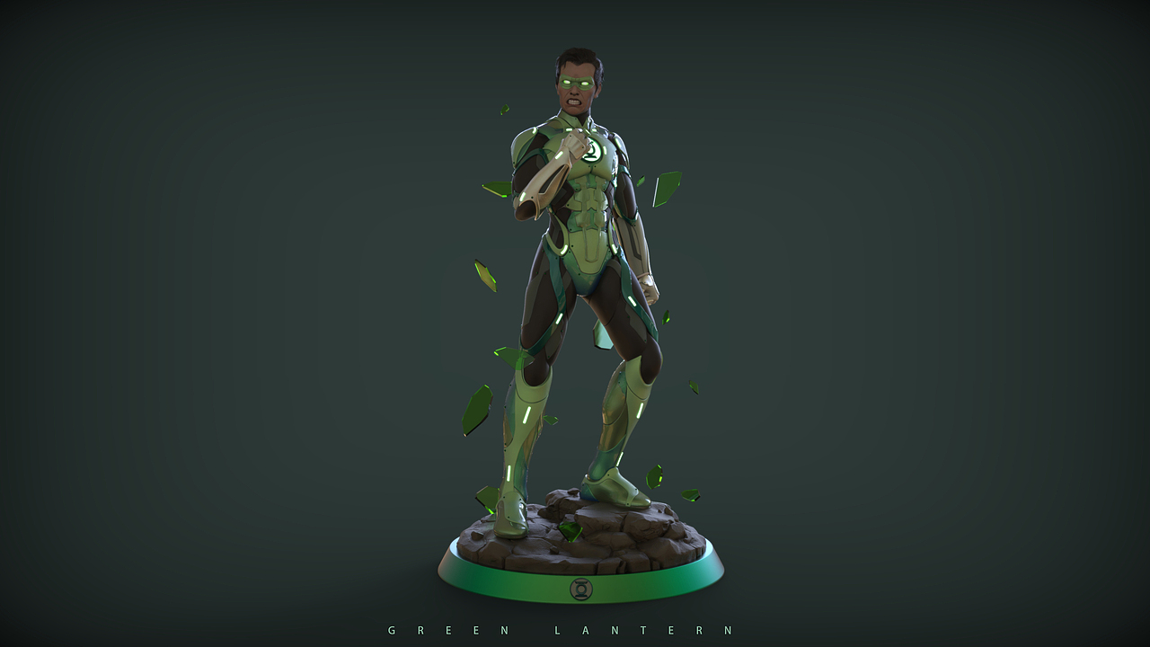 正義聯(lián)盟：綠燈俠（圖ZMjU1OTYwNTE2） - 玩具 - 站酷設計師季初DEMON原創(chuàng)素材 - 站酷ZCOOL