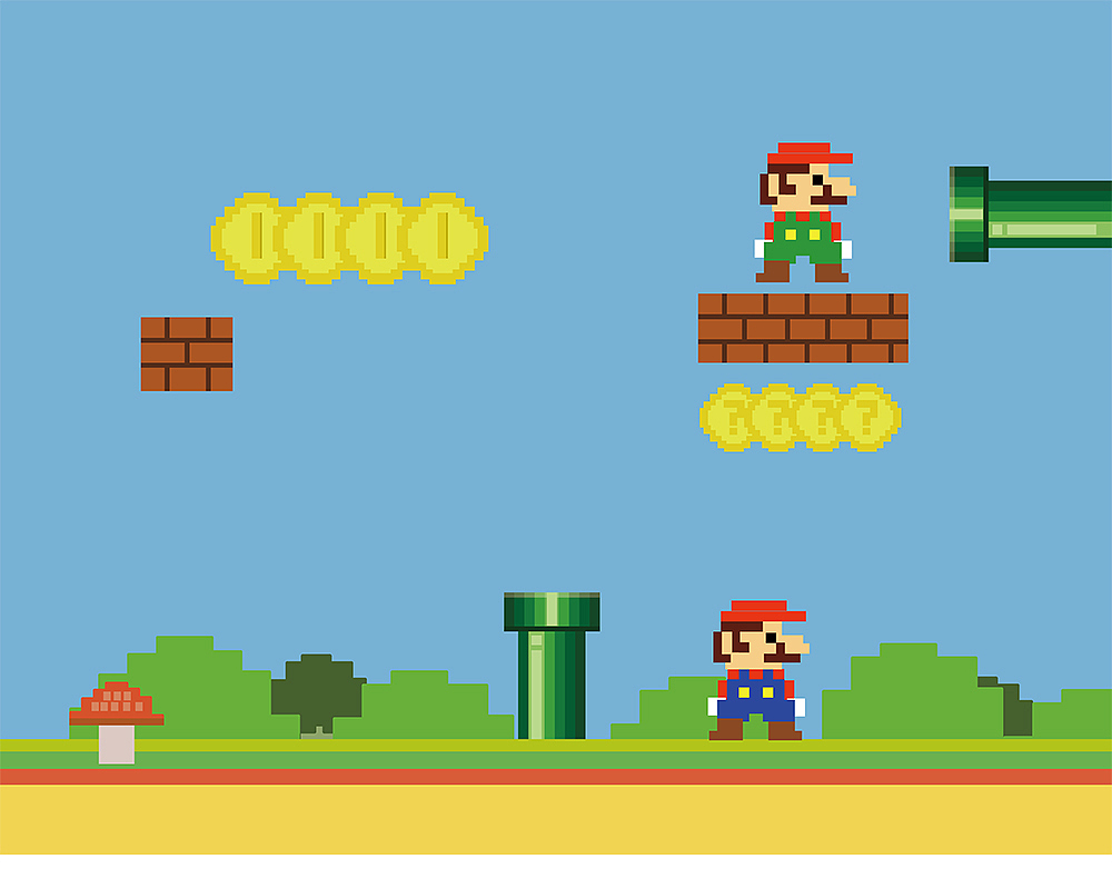 像素世界（图ZMzQ0NTgyMDg=） - 图案 - 站酷设计师羊羊YOUNGS原创素材 - 站酷ZCOOL