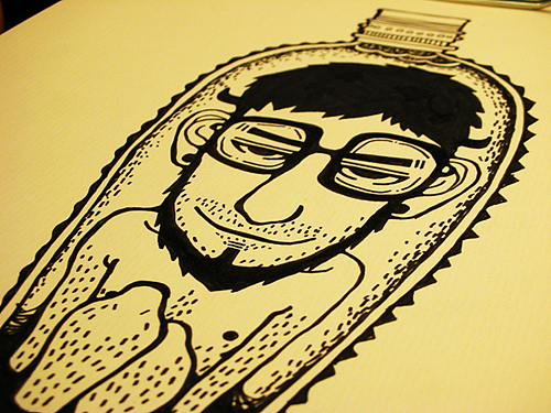 手稿&nbsp;男版杯具。。瓶子