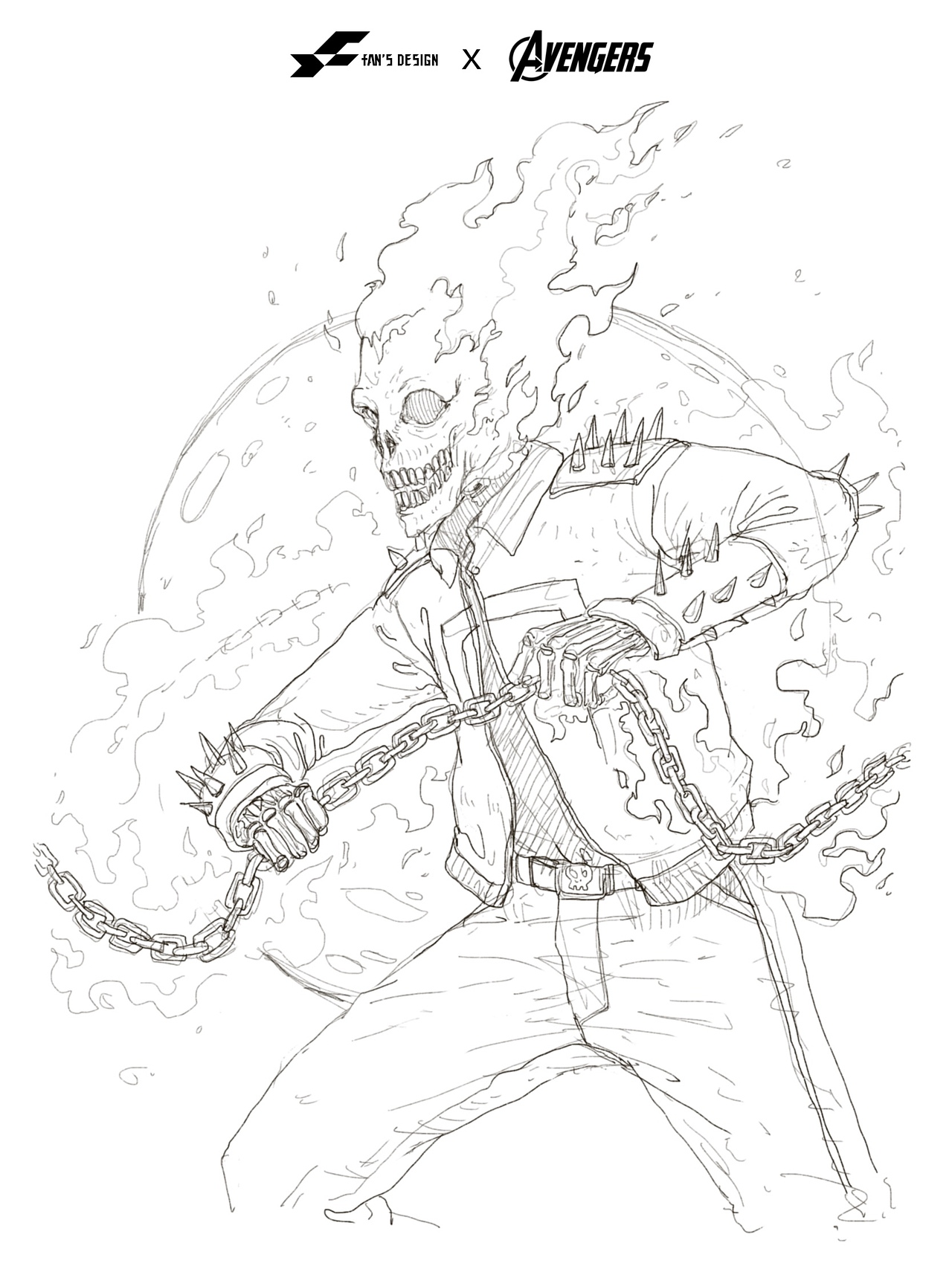 最近画的一些漫威英雄