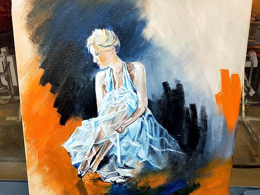 油画——感觉是我表达思想很好的选择