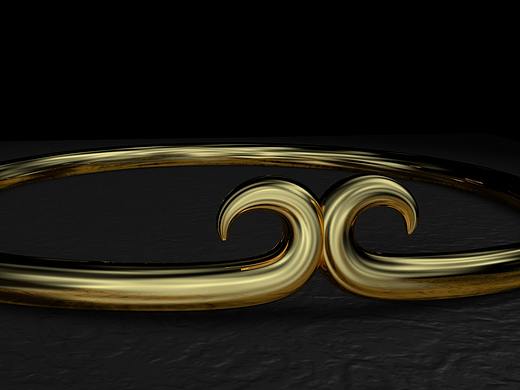 金色紧箍-C4D视频教程临摹