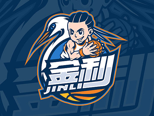 金利篮球LOGO设计