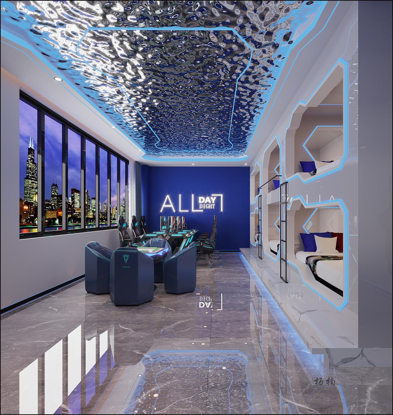 未来感十足,科技感满满 —— 电竞酒店设计案例