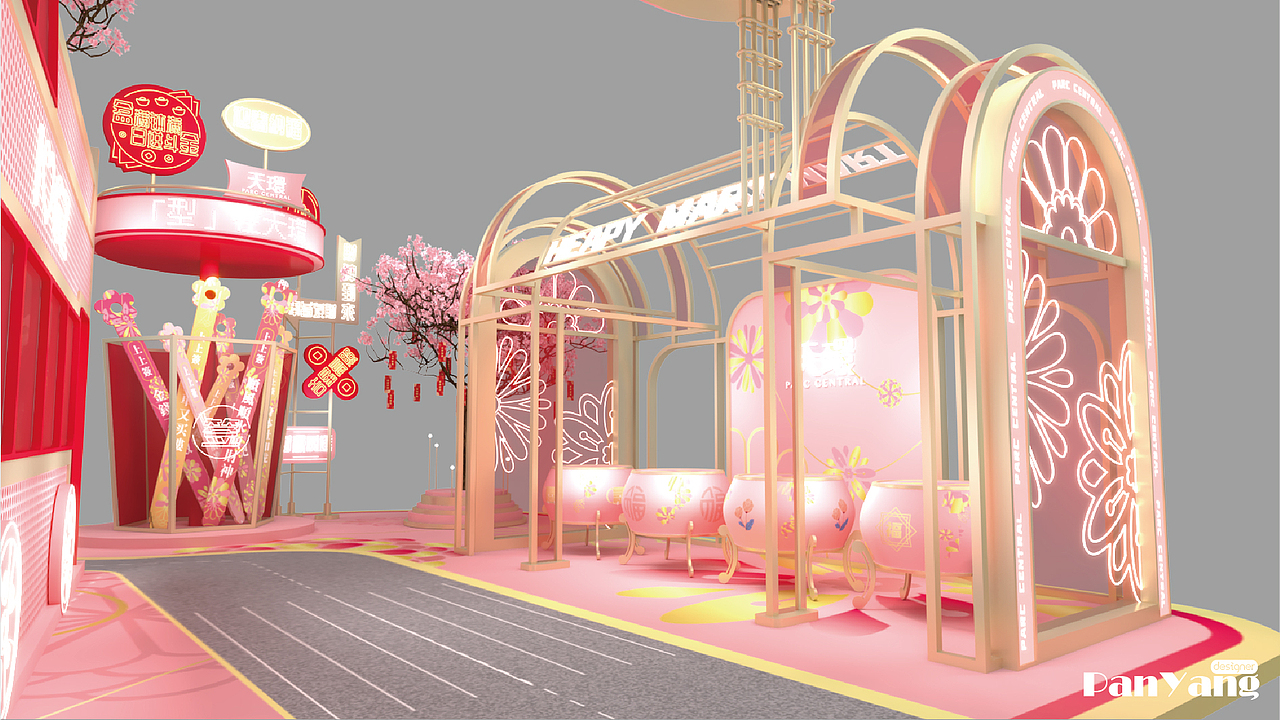 型聚潮乐 喜粤新春 | 新年商业美陈（图ZMjg3NTY2NzI0） - 展陈设计 - 站酷设计师PanYang丶原创素材 - 站酷ZCOOL