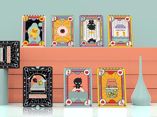 ZCOOL & B.Duck联名扑克设计 