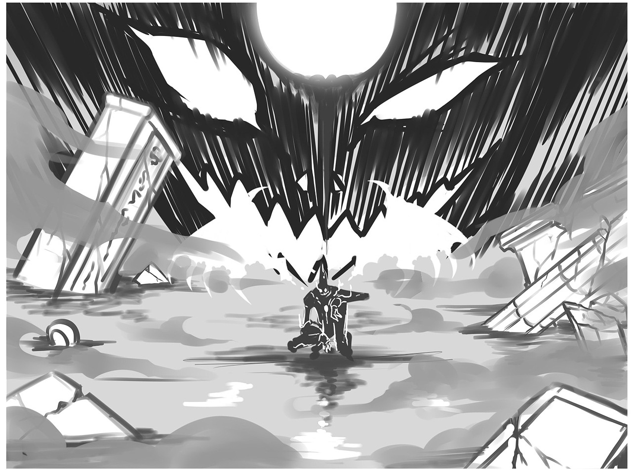 一组分镜练习|插画|游戏原画|奇迹骑骐骥_原创作品-站酷zcool