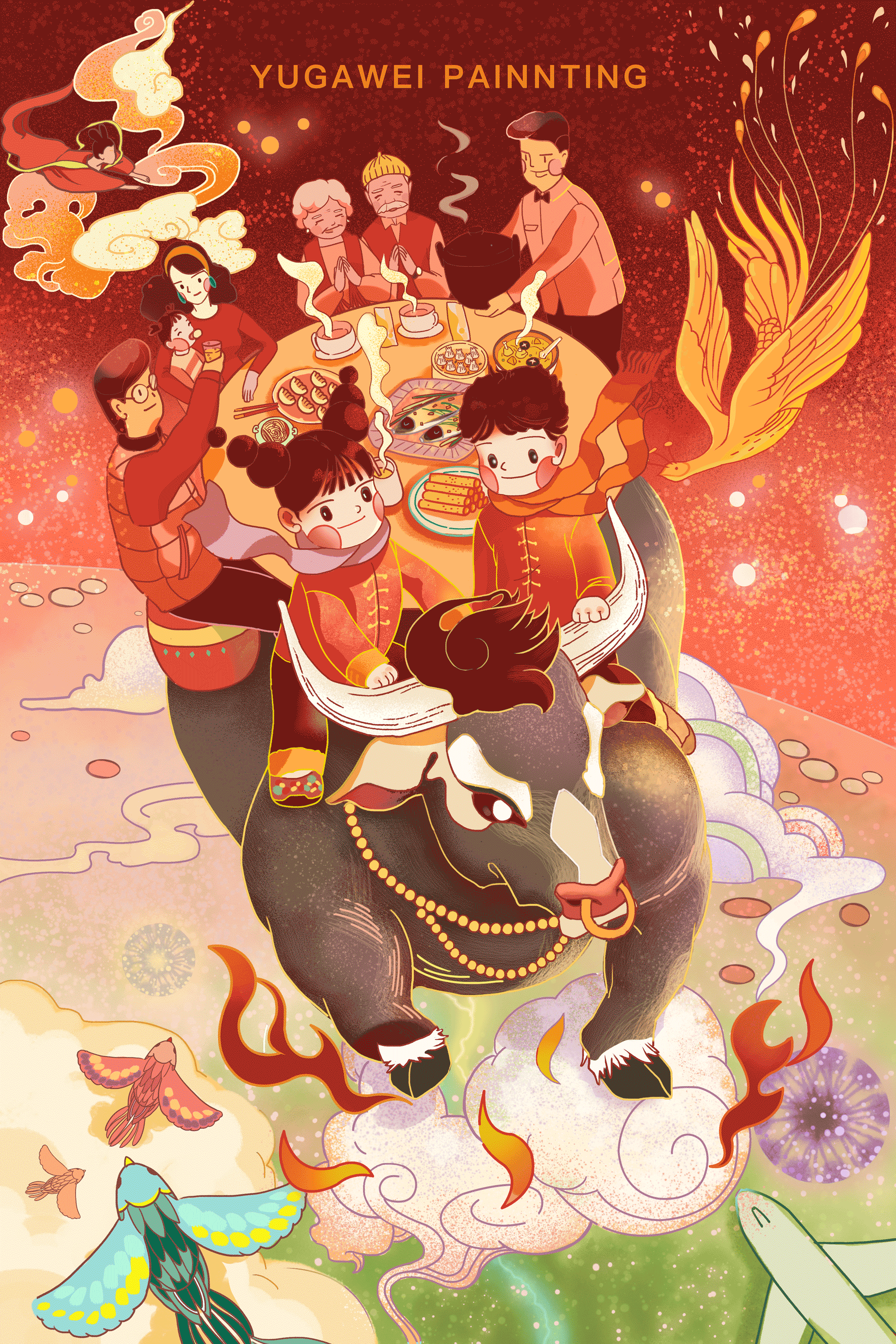 2020年我画过的所有牛（图ZMjM3ODAwODYw） - 商业插画 - 站酷设计师YUGAWEI原创素材 - 站酷ZCOOL