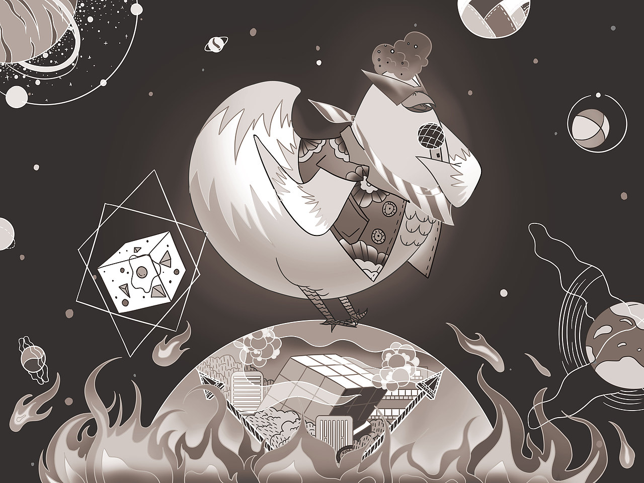 十二生肖x星际宇宙系列——鸡