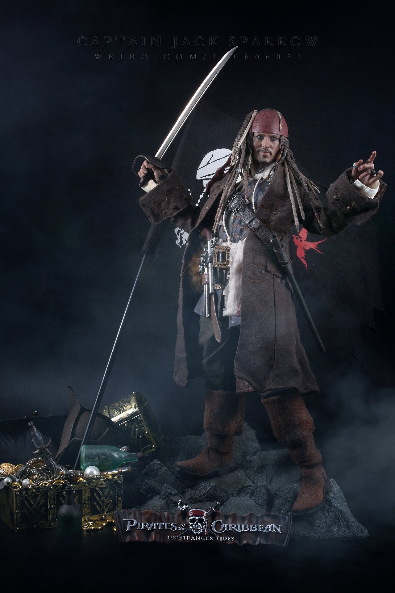 hottoys DX06 加勒比海盗 杰克斯派洛船长（图ZNTU5NDczODg=） - 产品摄影 - 站酷设计师眉间白火TAN原创素材 - 站酷ZCOOL