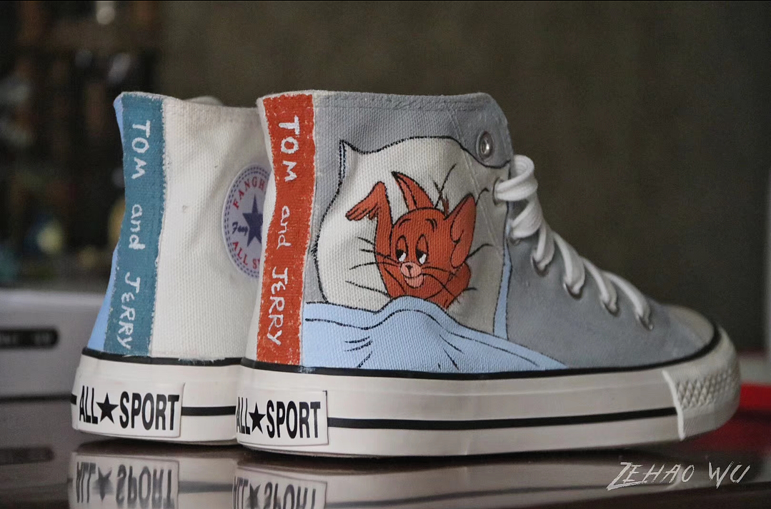 手绘鞋子、石头画（图ZMjM0Nzc1NzA0） - 新锐潮流插画 - 站酷设计师你今天吃没Ng原创素材 - 站酷ZCOOL