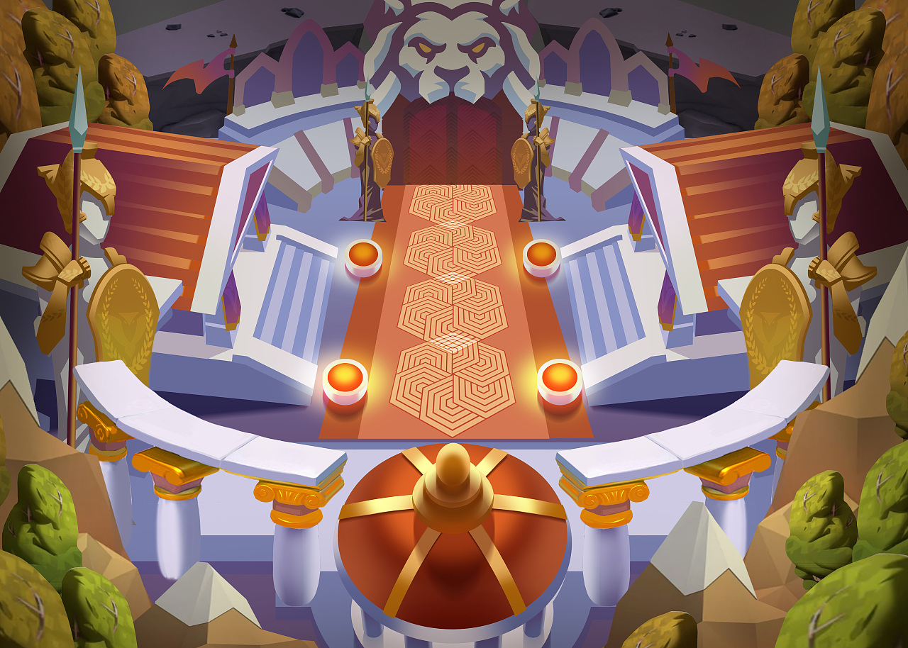 塔防游戏项目场景（图ZMjg2ODEzNjY4） - 游戏原画 - 站酷设计师Z29098242原创素材 - 站酷ZCOOL