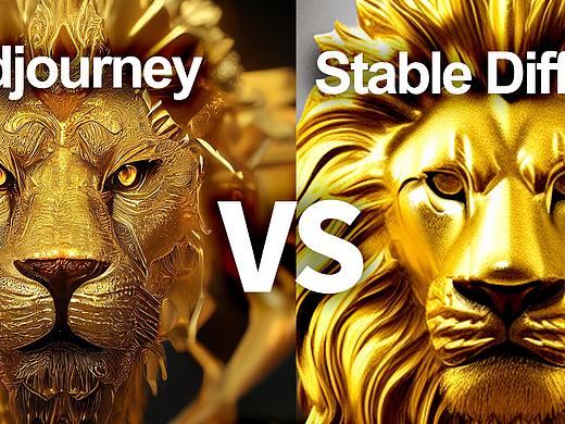 最热门AI画图对比，站酷ai测试中。Midjourney vs Stable Diffusion。