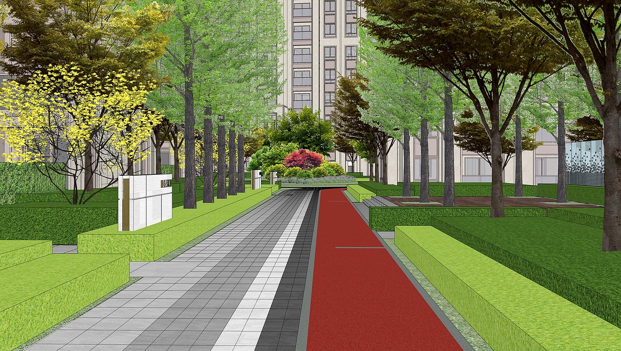 龙湖春江天玺大区景观SU模型下载（图ZMjczMzU3ODU2） - 景观设计 - 站酷设计师素模网原创素材 - 站酷ZCOOL