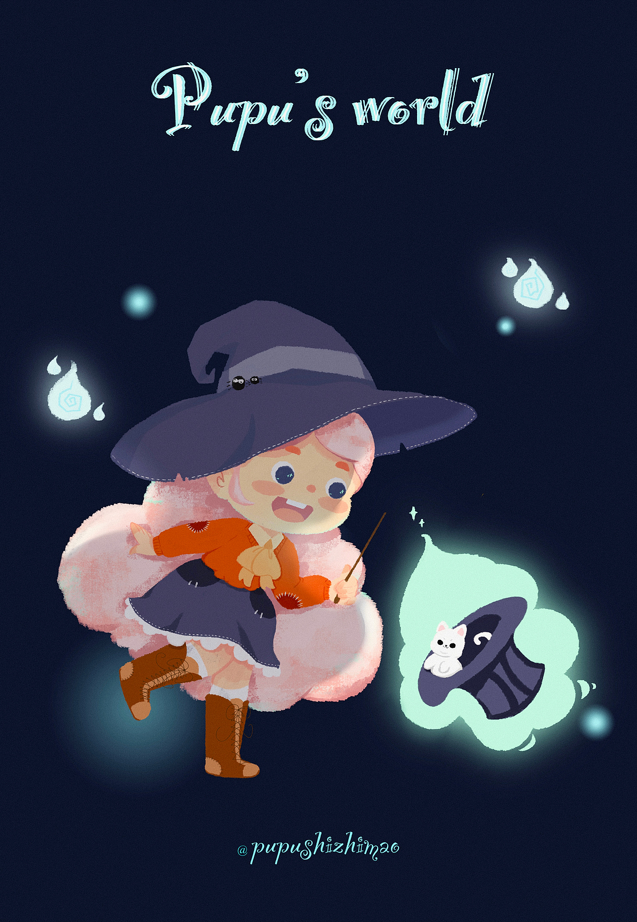 小棉花的世界冒险（图ZMjc3MzQ1NzY0） - 儿童插画 - 站酷设计师幻肢美少女原创素材 - 站酷ZCOOL