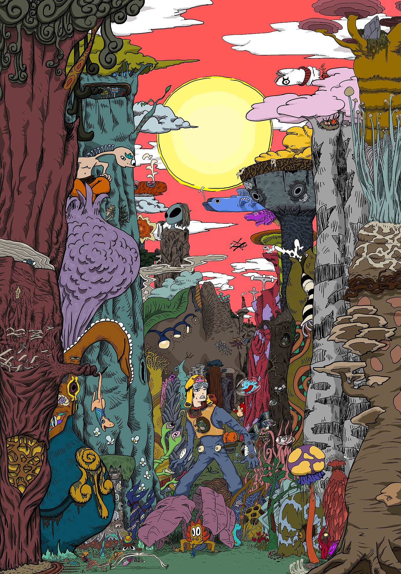 异星系列-迷失之林（图ZMTkwMjk0NTcy） - 绘本 - 站酷设计师kuro苦肉原创素材 - 站酷ZCOOL