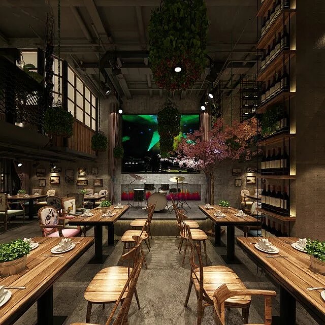 深圳艺时光音乐餐厅—胡剑晖（图ZMTE4OTU4NzY0） - 家装设计 - 站酷设计师胡剑晖原创素材 - 站酷ZCOOL