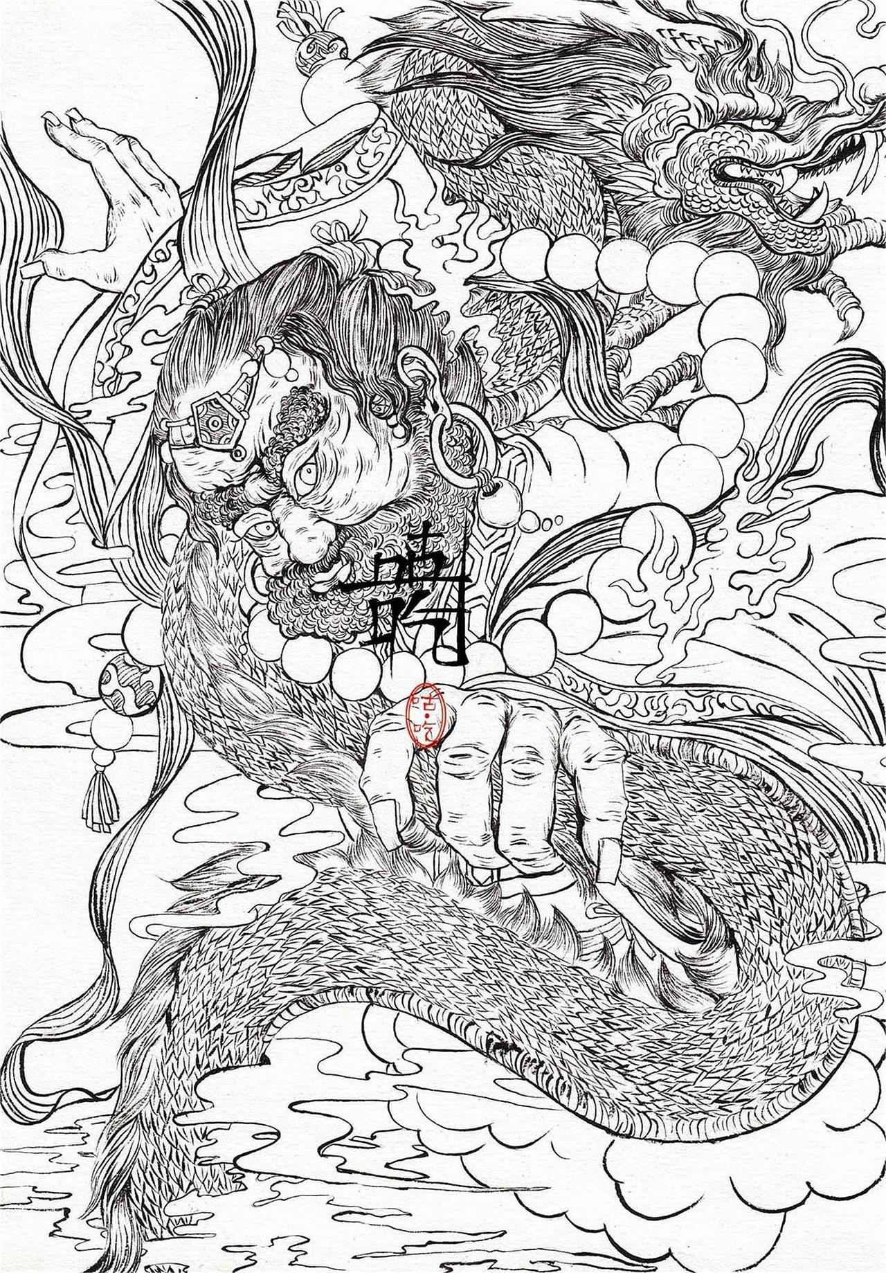 形骨奇特，胡貌梵相，这个降龙罗汉有点酷（图ZOTc4MDUwOTY=） - 创作习作 - 站酷设计师咕吃和YOUYOU原创素材 - 站酷ZCOOL