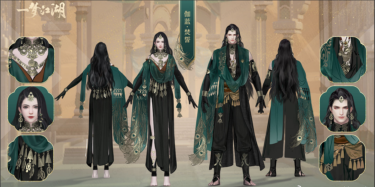 一梦江湖（图ZMjYwNTQ2NjY0） - 独立游戏 - 站酷设计师杭州吉曼特主美术原创素材 - 站酷ZCOOL