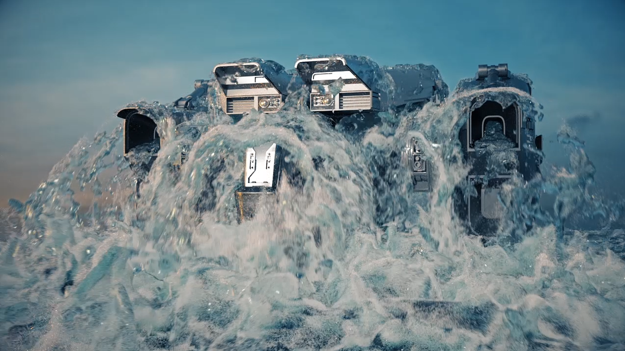 大型流体场景-水的模拟航行-飞船出海maya bifrost（图ZMTI4MTIzOTQw） - 动画/影视 - 站酷设计师小飞猪3d动画原创素材 - 站酷ZCOOL