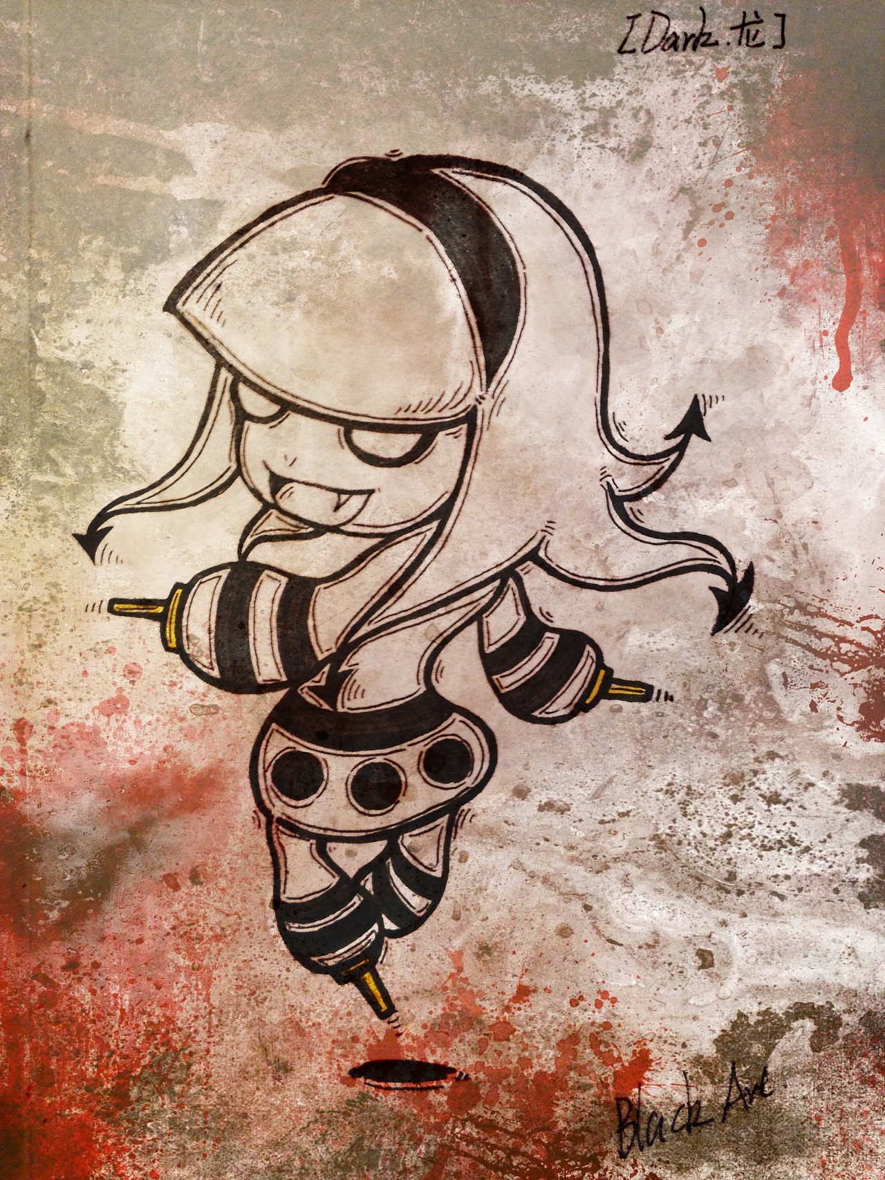 music soul dark|插画|新锐潮流插画|blackart - 原创作品 - 站酷