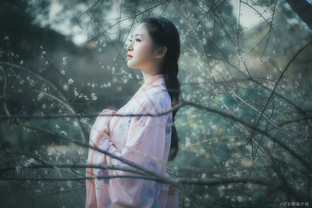 折梅寄相思（图ZNjgyMzc3MDg=） - 人像摄影 - 站酷设计师朝画夕视原创素材 - 站酷ZCOOL