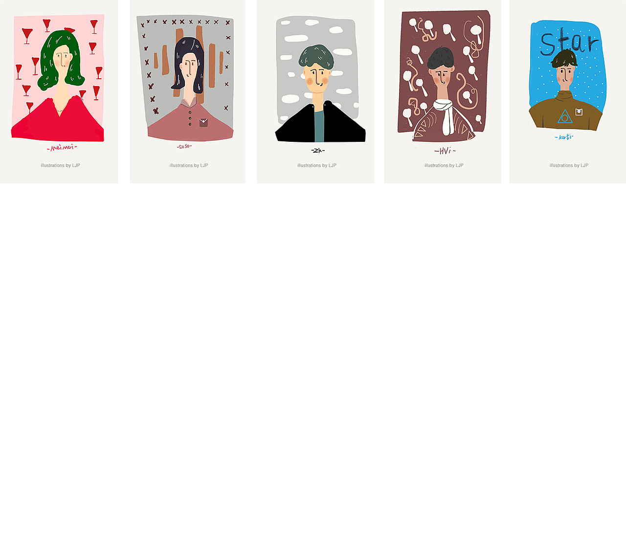 我的100个原创头像插画打卡App绘 ---先放50个头像插画（图ZMTQ5NzU2NDky） - 创作习作 - 站酷设计师jp无糖小花原创素材 - 站酷ZCOOL