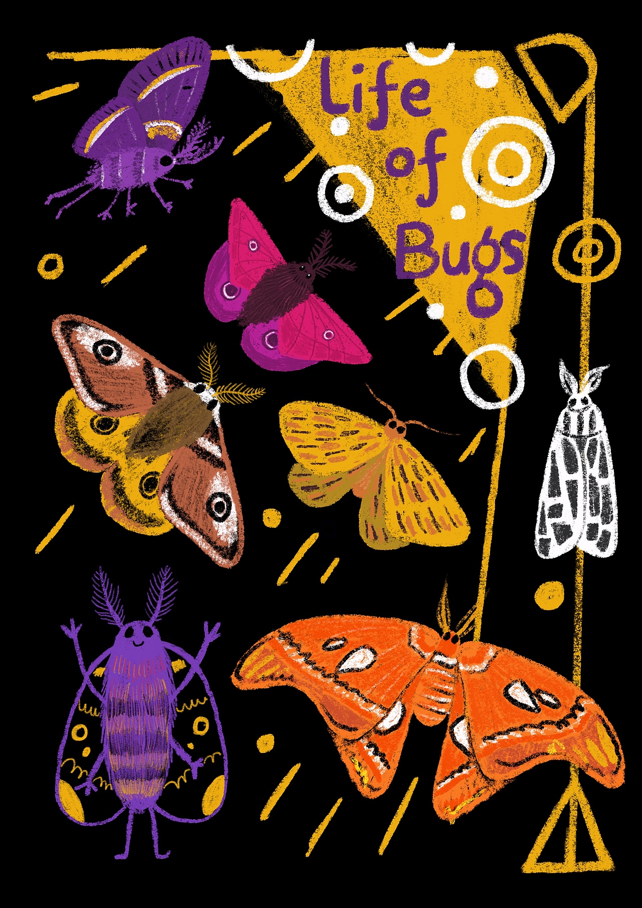 虫虫的生活 Life of Bugs（图ZMjczMTA3NDUy） - 创作习作 - 站酷设计师小林子_cholinz原创素材 - 站酷ZCOOL