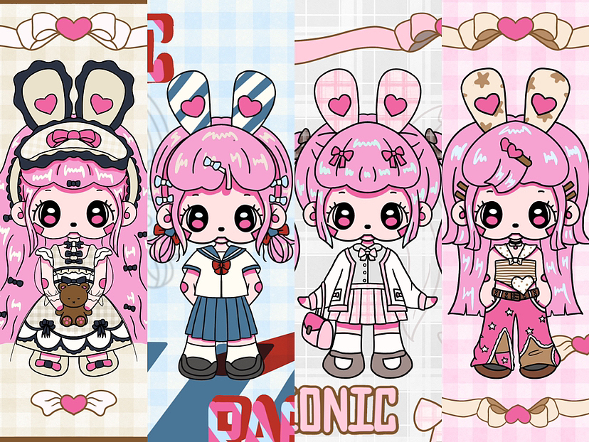 原创IP｜BIONIC RABBIT仿生兔&换装系列（图ZMzM2NzQ2Mjky） - 概念设定 - 站酷设计师芝士不是cheese原创素材 - 站酷ZCOOL