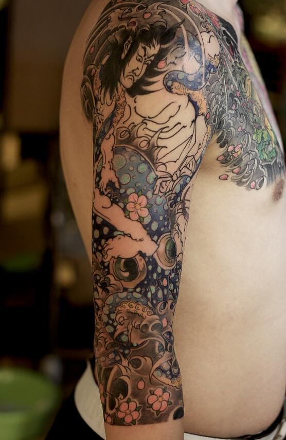 昆明鬼手纹身小鬼店作品3月29号