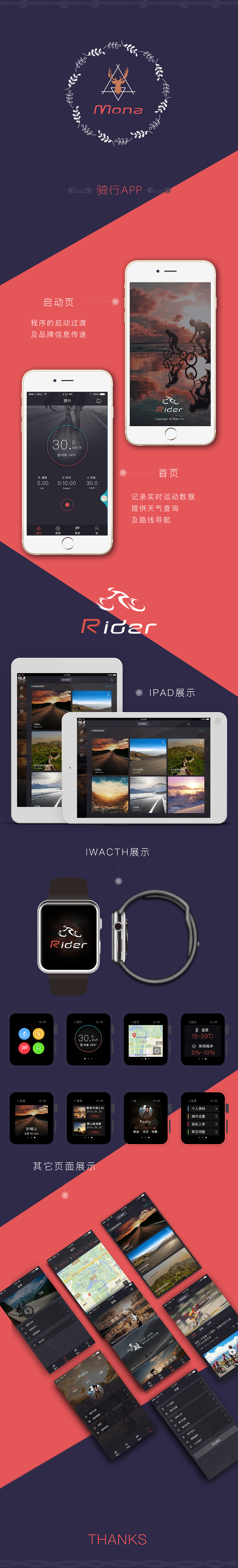 骑行移动端APP界面设计（图ZNTExNDQyNDg=） - APP界面 - 站酷设计师BabyMona原创素材 - 站酷ZCOOL