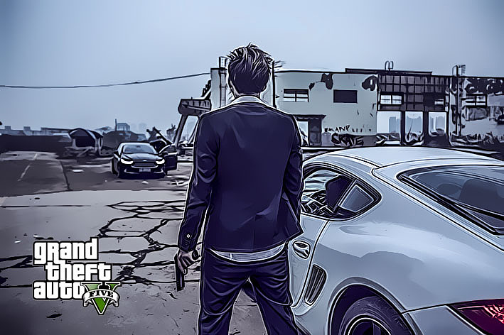 gta5风格系列图像后期处理合成