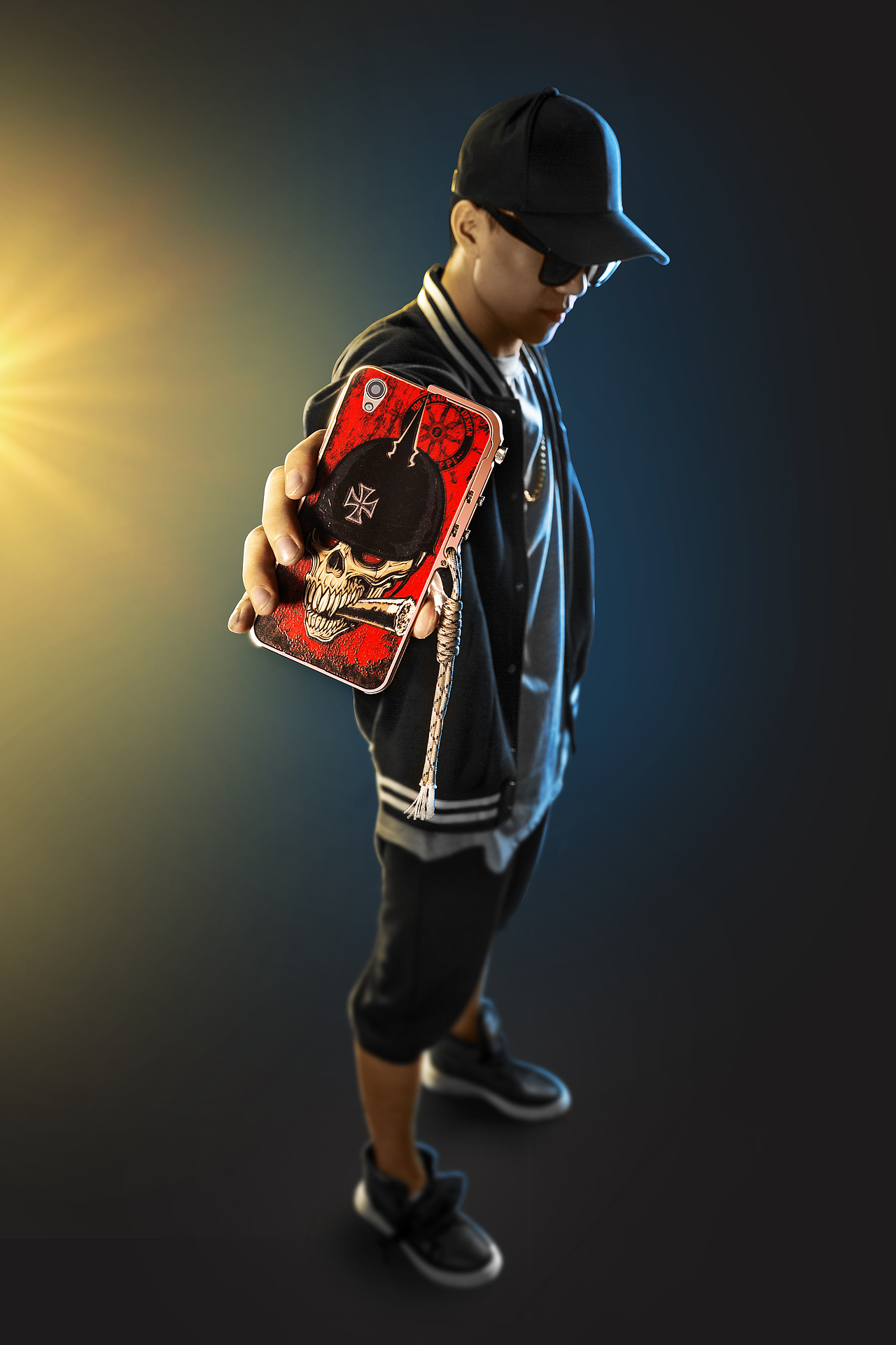 手机壳与蓝牙耳机人物拍摄篇（图ZNjUzNTE2NDA=） - 人像摄影 - 站酷设计师花鸡舍原创素材 - 站酷ZCOOL