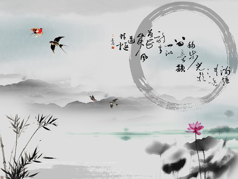 2022新山水（图ZMjc2NTU0OTU2） - 生活用品 - 站酷设计师新中式纱画图库原创素材 - 站酷ZCOOL