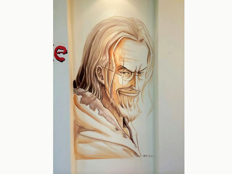 佛山 海贼王主题酒店 艺术墙画