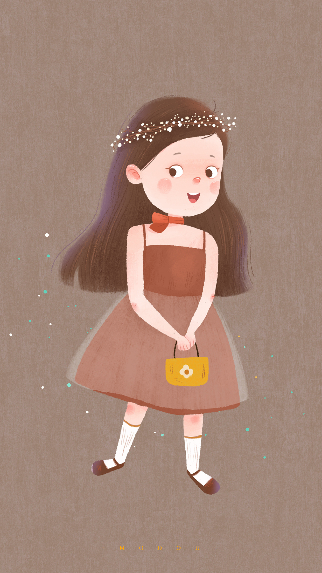 小女孩插画教程