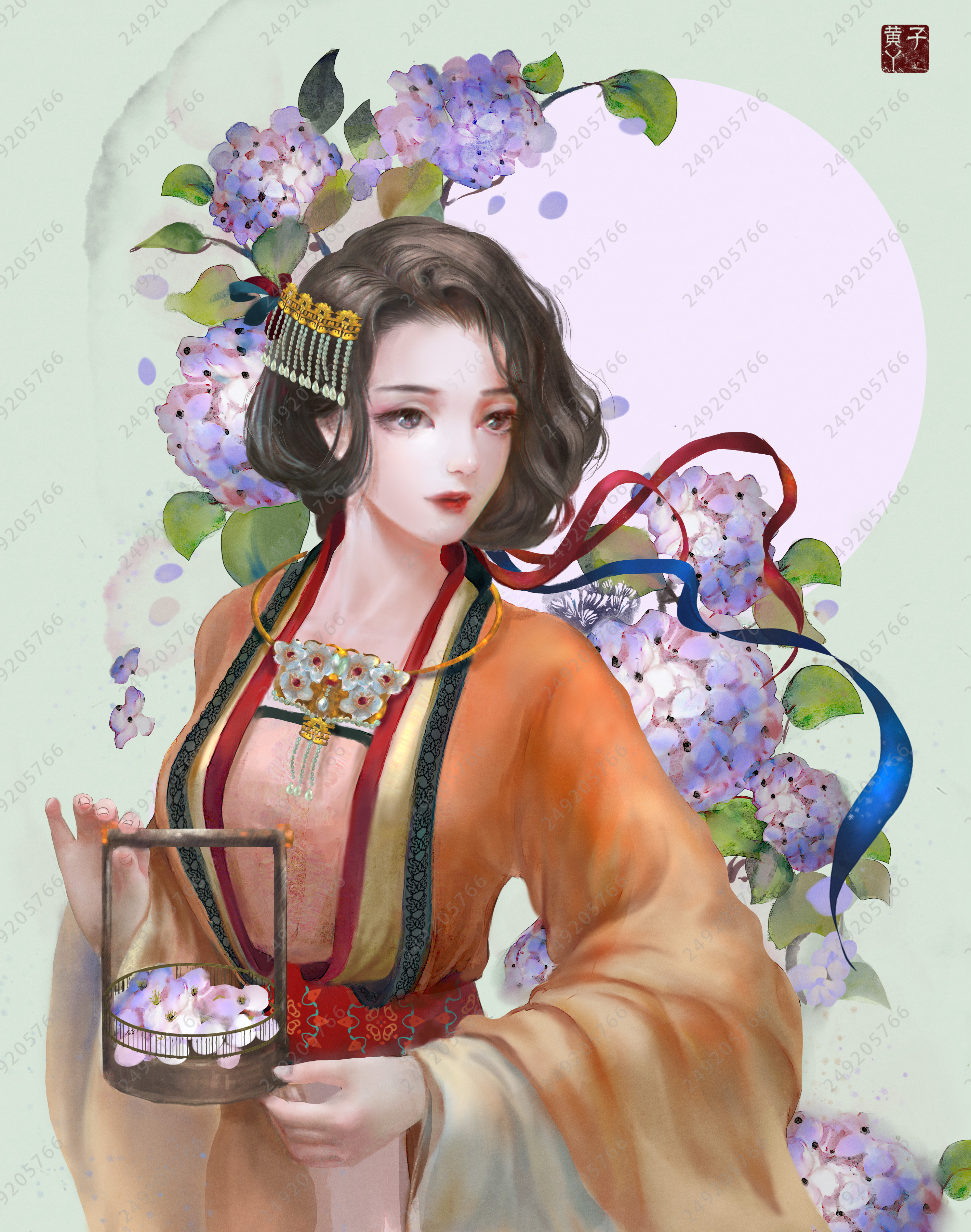 采花|插画|其他插画|陈杉姗 - 原创作品 - 站酷 (zcool)