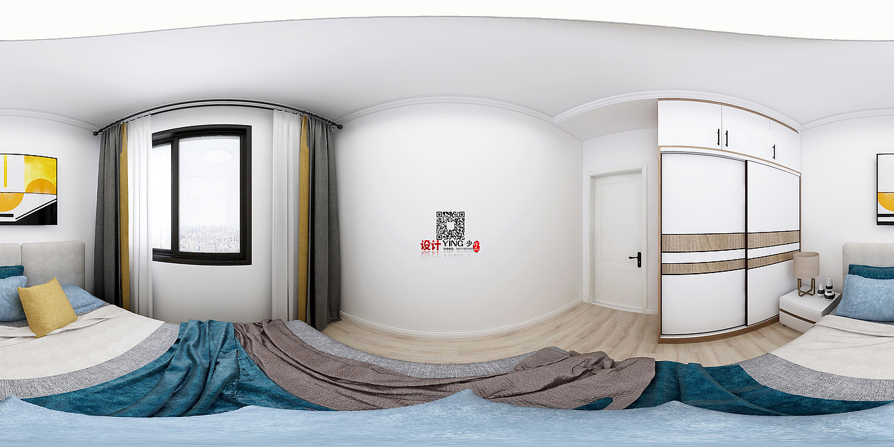 客服区域全景效果图