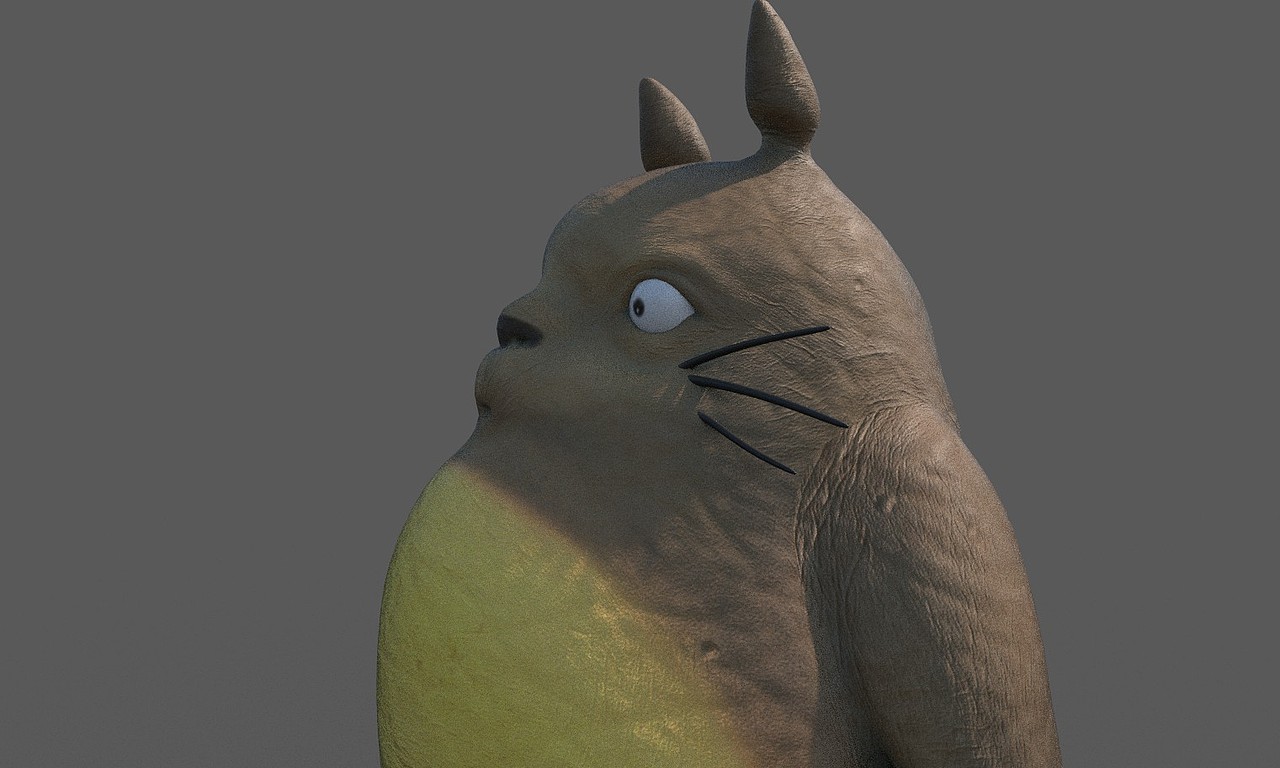 【小龙猫】用时:11小时【3d挑战】