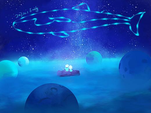 星空+清凉弹珠汽水